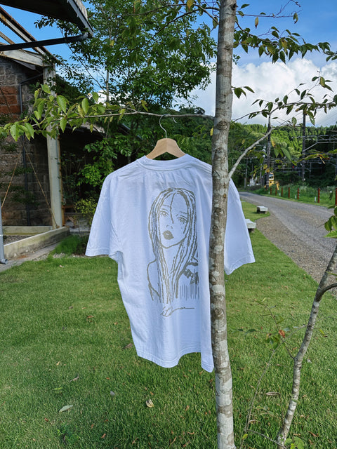 sold out - itabamoe pattern flower #003 TEE